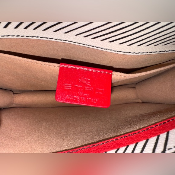 Etro Borosa Tracolla Rainbow PVC Shoulder/ Crossbody Bag - Picture 9 of 10